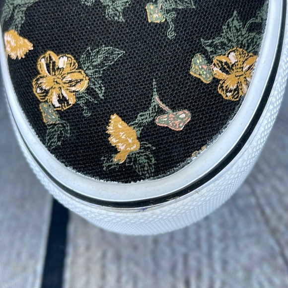 NWOT Vans Asher Floral Skate Shoes - Black/Garden - Missy Size 13 - Picture 15 of 17